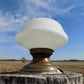 Church Ceiling Mount Light Fixture, School Globe, Architectural Salvage, F,