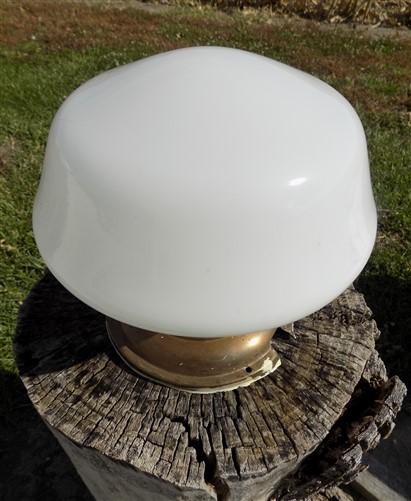 Church Ceiling Mount Light Fixture, School Globe, Architectural Salvage, F,