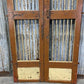 Vintage Indian Garden Gates, Carved Metal Teak Doors, Architectural Reclaim, A98