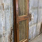 Vintage Indian Garden Gates, Carved Metal Teak Doors, Architectural Reclaim, A98