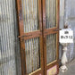 Vintage Indian Garden Gates, Carved Metal Teak Doors, Architectural Reclaim, A98