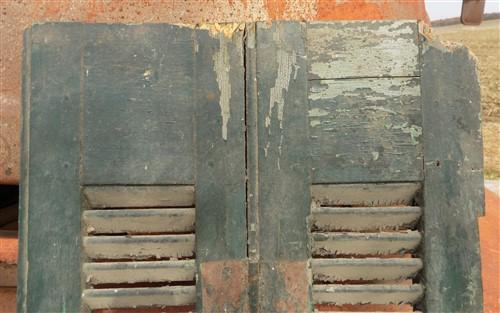 Shutters - Lot Wood Shutters Victorian Window Louver Plantation Door Mission Vintage, B37 by The Old Grainery (Any Room, A...