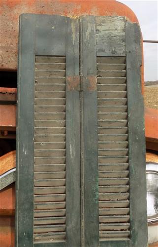 Shutters - Lot Wood Shutters Victorian Window Louver Plantation Door Mission Vintage, B37 by The Old Grainery (Any Room, A...
