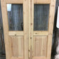 Arched French Double Doors (36x96) 3 Pane Glass European Styled Doors O4