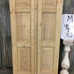 Arched French Double Doors (32x96.5) European Styled Doors, Panel Doors M5