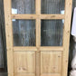 Arched French Single Door (36x80.75) 6 Pane Glass European Styled Door Q2