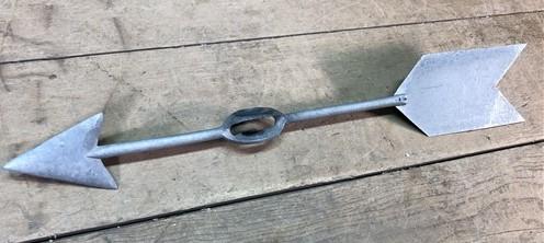 Weathervane arrow - Aluminum Weathervane Arrow, Lightning Rod Directional Pointer, Vintage Arrow B, by The Old Grainery (A...