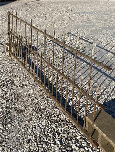 Fence Panel - Wrought Iron Fence Panel, Architectural Salvage Grate, Garden Art, Vintage, A12 by The Old Grainery (archite...