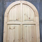 Arched French Single Door (36x96.5) European Styled Door, Panel Door T4