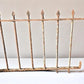 Wrought Iron Fence Panel, Architectural Salvage Grate, Garden Art, Vintage, A23