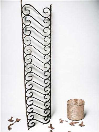 Wrought Iron Fence Panel, Architectural Salvage Grate, Garden Art, Vintage, A27, by The Old Grainery (dna, Fence Panel, Me...