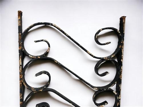 Wrought Iron Fence Panel, Architectural Salvage Grate, Garden Art, Vintage, A27, by The Old Grainery (dna, Fence Panel, Me...