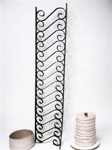Wrought Iron Fence Panel, Architectural Salvage Grate, Garden Art, Vintage, A27, by The Old Grainery (dna, Fence Panel, Me...