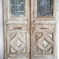 Antique French Double Doors (59.5x112) Iron Wood Doors, European Doors D264