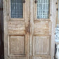 Antique French Double Doors (59.5x112) Iron Wood Doors, European Doors D264