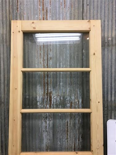 Door - French Single Door (30x80) 4 Pane Glass Door European Styled FM3 by The Old Grainery (antique doors, barn doors, di...