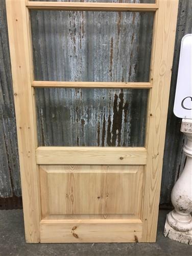 Door - French Single Door (30x80) 4 Pane Glass Door European Styled FM3 by The Old Grainery (antique doors, barn doors, di...