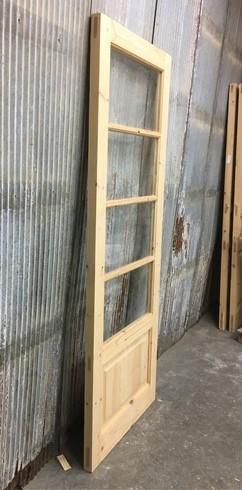 Door - French Single Door (30x80) 4 Pane Glass Door European Styled FM3 by The Old Grainery (antique doors, barn doors, di...