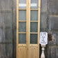 French Double Door (32x96) 4 Pane Frosted Glass European Styled Door EM8