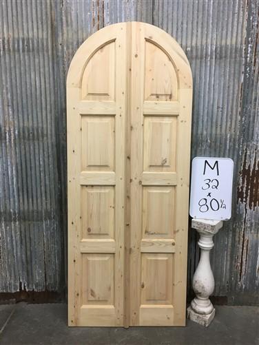 Door - Arched French Double Doors (32x80.5) Panel Doors, European Styled Doors M7 by The Old Grainery (antique doors, barn...