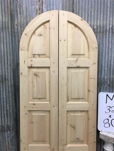 Door - Arched French Double Doors (32x80.5) Panel Doors, European Styled Doors M7 by The Old Grainery (antique doors, barn...