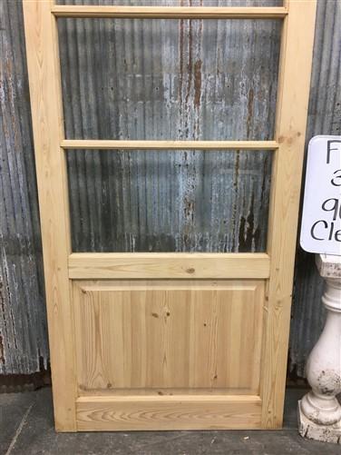 French Single Door (36x96.5) 4 Pane Glass Door European Styled FM15