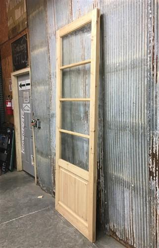 French Single Door (36x96.5) 4 Pane Glass Door European Styled FM15