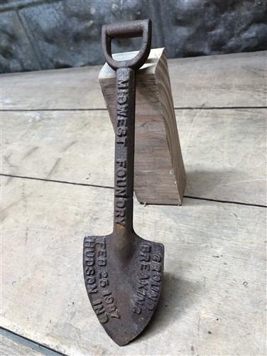 Shovel - 1987 Midwest Foundry Ground Breaking Ceremony Shovel, Hudson Indiana, B, by The Old Grainery (Indiana, No, shovel)
