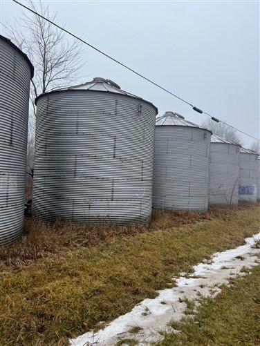 Grain Bin - Grain Bin, Vintage Storage Shed She Shed Garage Garden Tool Tiny Home Gazebo, Z by The Old Grainery (farm prim...