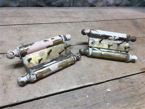 Door Hinges - Double Action Spring Door Hinge, Vintage Swinging Door Industrial Swing Hinge C, by The Old Grainery (Brass,...