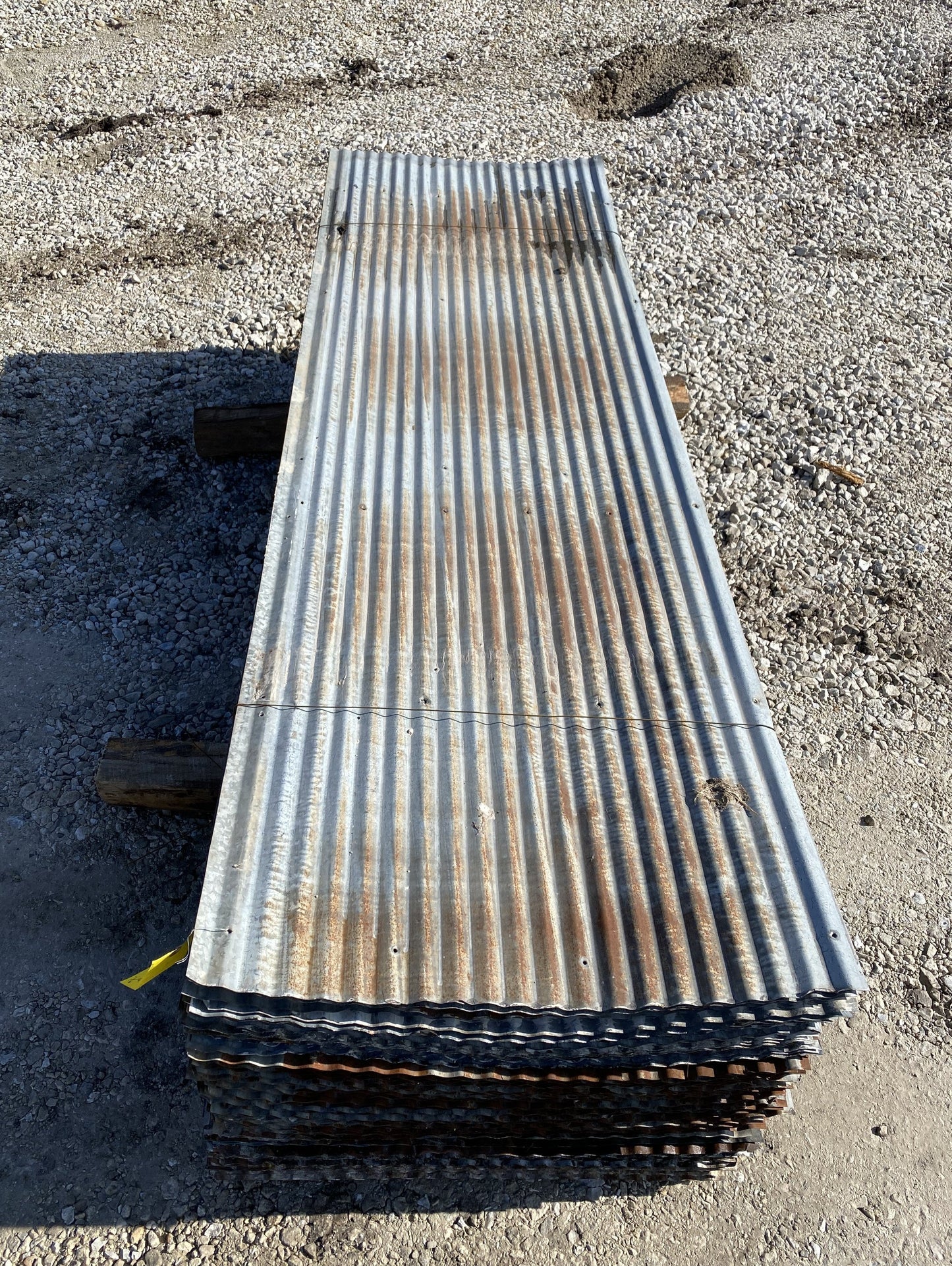 116 Sheets Barn Tin, Corrugated Metal Reclaimed Salvage, 7' Long 1624 sq ft, A74