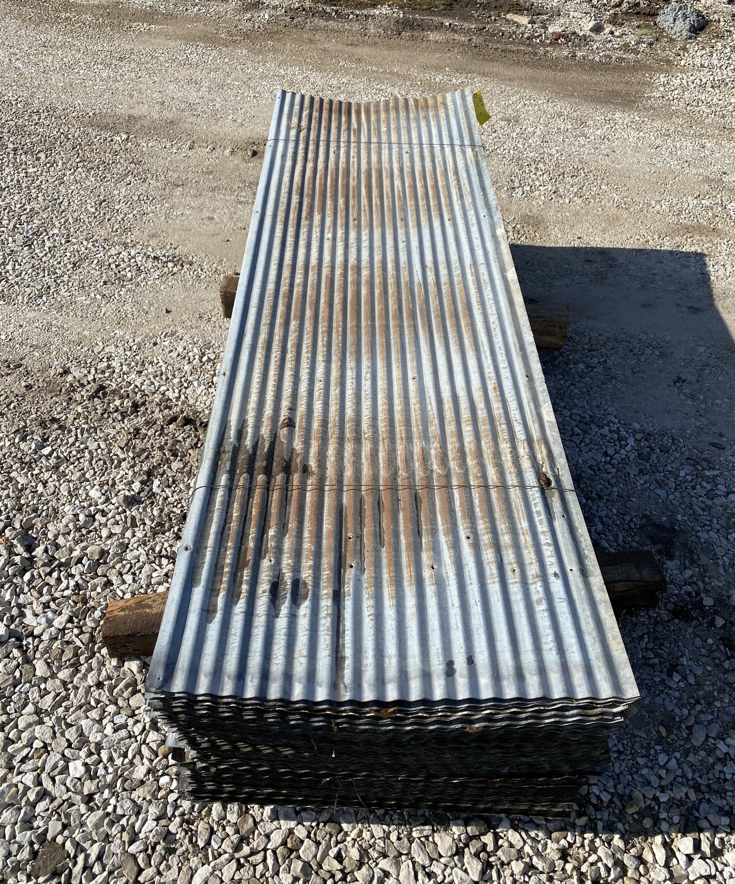 116 Sheets Barn Tin, Corrugated Metal Reclaimed Salvage, 7' Long 1624 sq ft, A74