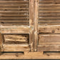 Door - Antique Shutter French Double Doors with Jamb (37x90) European Panel Door S19 by The Old Grainery (antique doors, b...