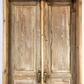 Antique French Double Doors with Jamb (38x87.5) European Panel Doors S22