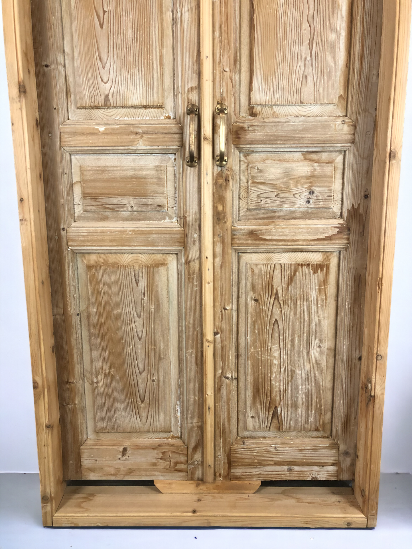 Antique French Double Doors with Jamb (38x87.5) European Panel Doors S22