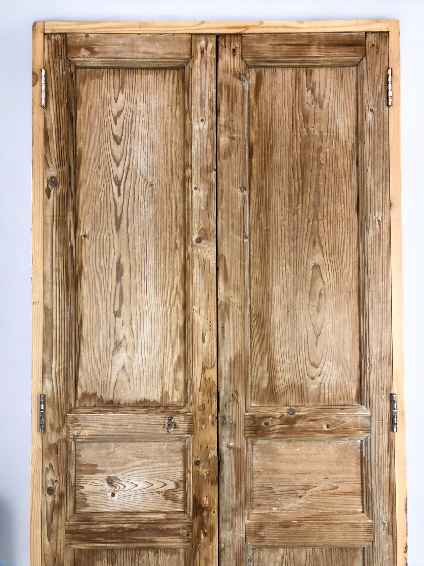 Antique Encased French Double Doors (38x87.5) European Panel Doors With Jamb S22