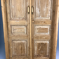 Antique French Double Doors with Jamb (42x92) European Panel Doors S24