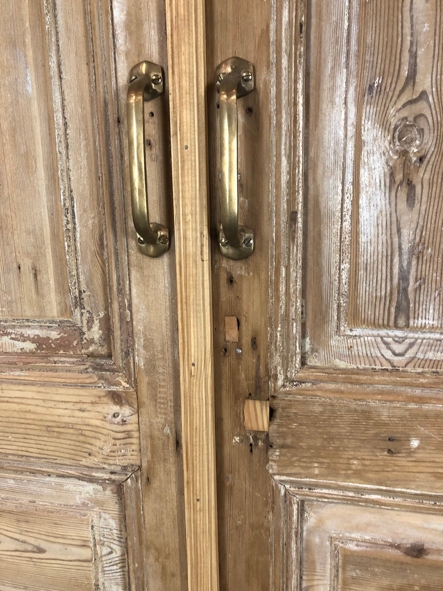 Antique French Double Doors with Jamb (42x92) European Panel Doors S24