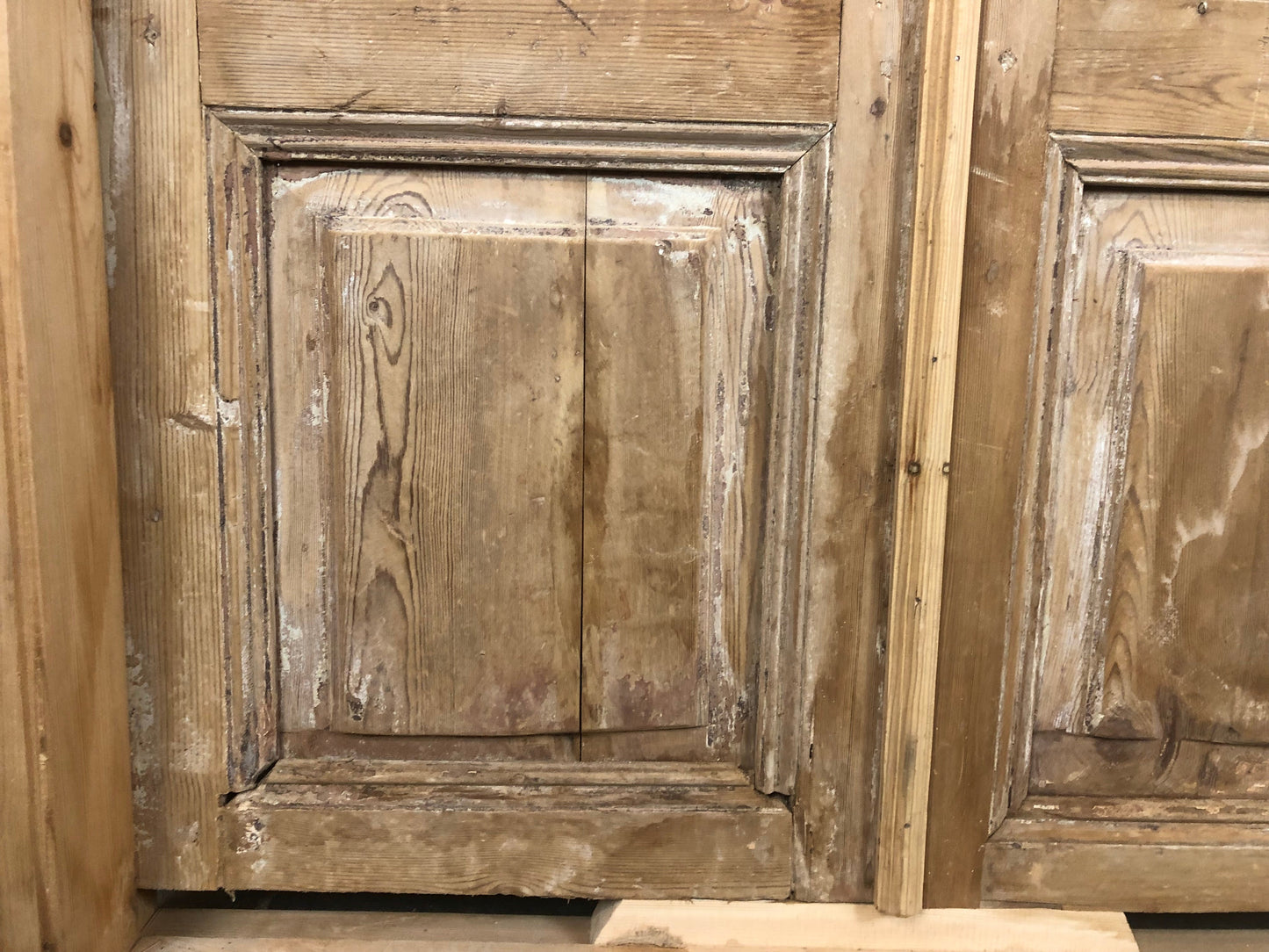 Antique French Double Doors with Jamb (42x92) European Panel Doors S24