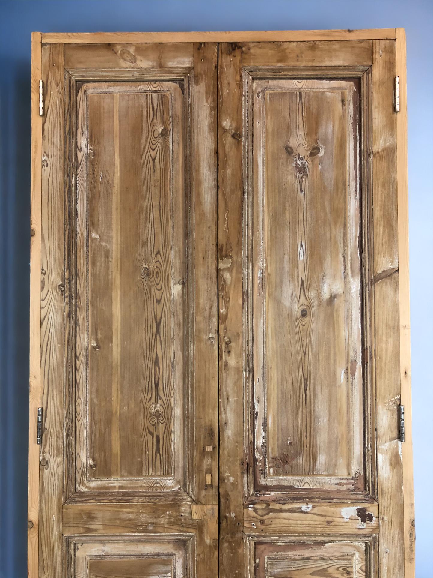 Antique French Double Doors with Jamb (42x92) European Panel Doors S24