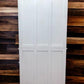 Curved Door 6'10" White Kitchen Cabinet, Kitchen Storage, Pantry Cupboard G