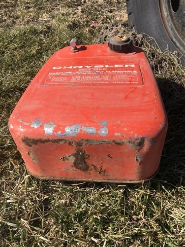 Gas tank - 6 Gallon Chrysler Tote Tank, Gasoline Gas Can, Outboard Boat Motor Vintage B, by The Old Grainery (6 gallon, bo...