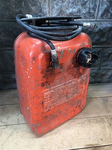 Gas tank - 6 Gallon Chrysler Tote Tank, Gasoline Gas Can, Outboard Boat Motor Vintage E, by The Old Grainery (6 gallon, bo...