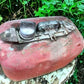 6 Gallon Gasoline Gas Fuel Tank, Metal Can Outboard Boat Motor Fuel Vintage Z,