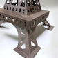Patio Furniture - Pair Eiffel Tower Seats, Paris France, Metal Patio Furniture, Square Top by The Old Grainery (Brown, Cha...