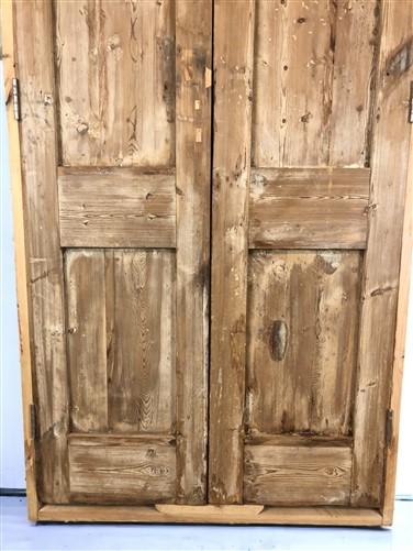 Antique French Double Doors with Jamb (42x91) European Panel Doors S26