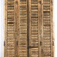 Antique Shutter French Double Door with Jamb (43.5x90) European Door S35