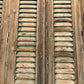 Antique Shutter French Double Door with Jamb (39.5x94.5) European Door S36