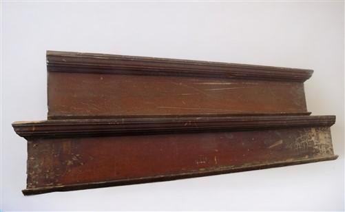 Crown Molding - Pair Crown Molding Headers, Trim Door Window Pediment Architectural Salvage B12, by The Old Grainery (Crow...