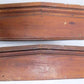 Pair Crown Molding Headers, Trim Door Window Pediment Architectural Salvage B13,